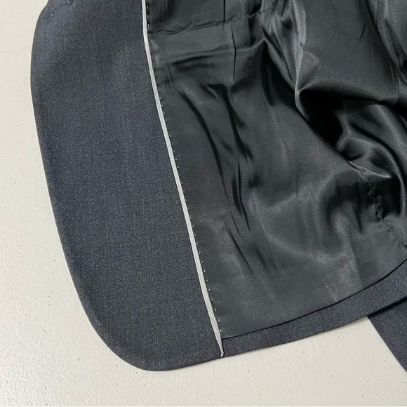 dolce & Gabbana Dark Gray Virgin Wool Blend Women Blazer - Picture 6 of 15